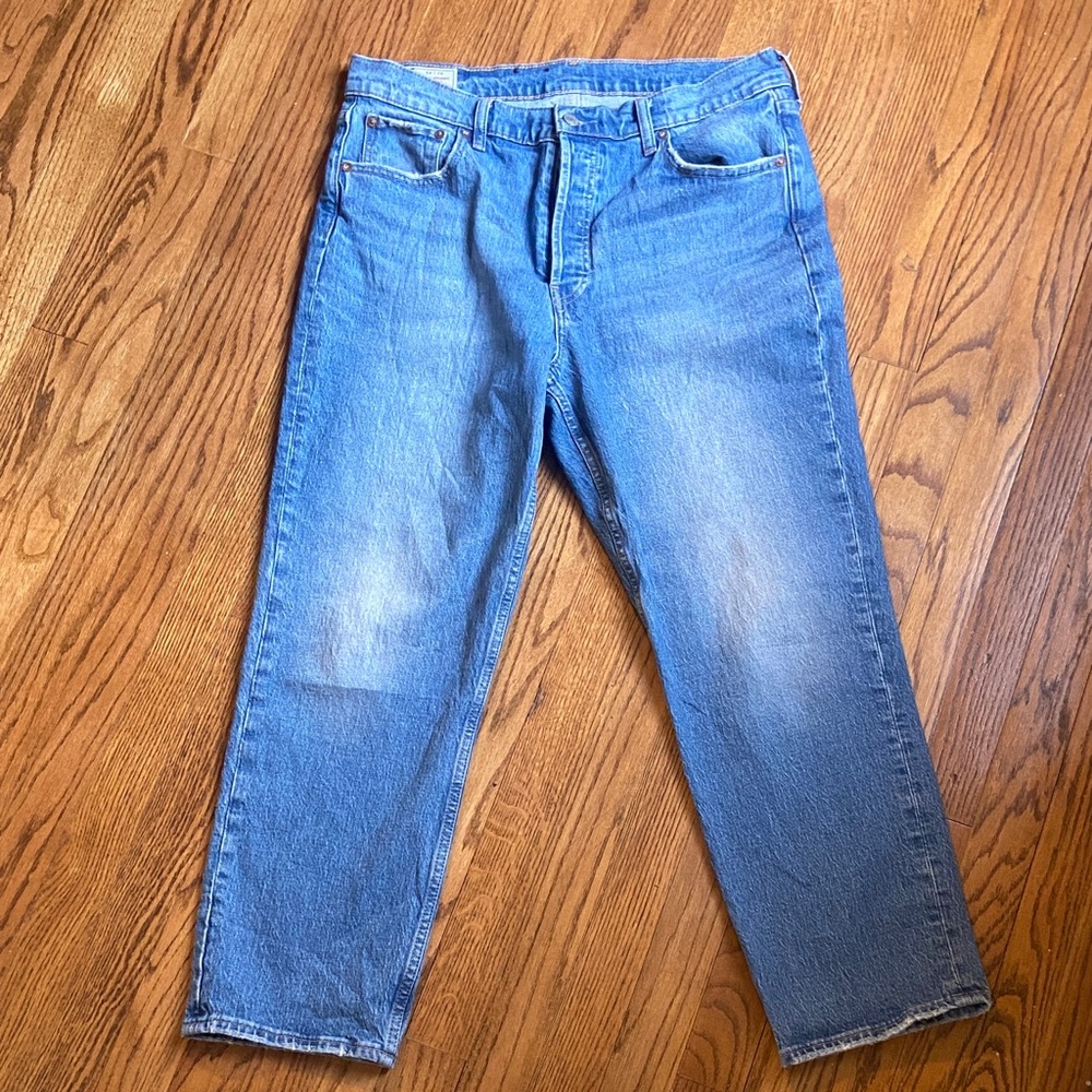 GAP Womens Blue Jeans - Cheeky Straight High Rise
